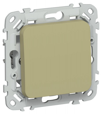 Выключатель проходной 1-кл. СП FLITE ВС61-1-0-ФлО 10А механизм олив. IEK FI-V12-0-10-1-K26