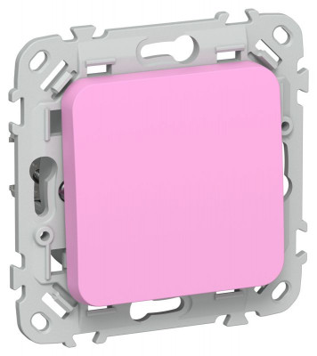 Выключатель проходной 1-кл. СП FLITE ВС61-1-0-ФлПр 10А механизм пурпур. IEK FI-V12-0-10-1-K99