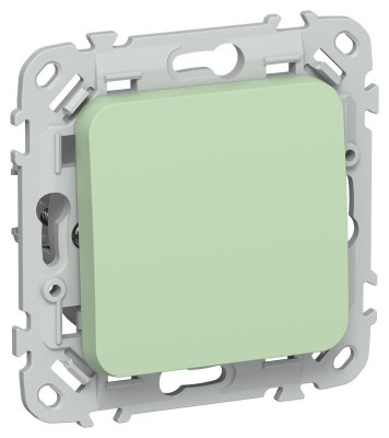 Выключатель перекрестный 1-кл. СП FLITE ВС71-1-0-ФлФ 10А механизм фисташк. IEK FI-V13-0-10-K93