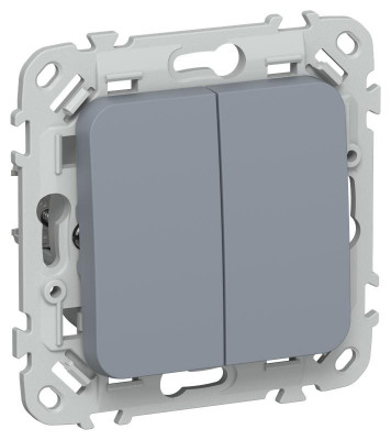 Выключатель 2-кл. СП FLITE ВС12-1-0-ФлМ 10А механизм маренго IEK FI-V20-0-10-1-K35