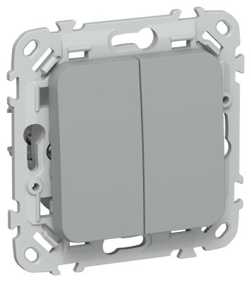 Выключатель жалюзи СП FLITE ВЖ52-2-0-ФлС 10А механизм сер. IEK FI-V15-0-10-1-K03