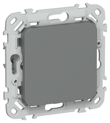 Заглушка СП FLITE ЗГ-ФлМА с суппортом механизм мокрый асфальт IEK FI-PL10-K80