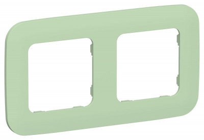 Рамка 2-м СП FLITE РУ-2-А-ФлФ фисташк. IEK FI-M22-31-20-K93