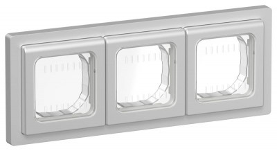 Рамка 3-м СП FLITE Рпро-3-55-ФлА IP55 алюм. IEK FI-M30-32-55-K47