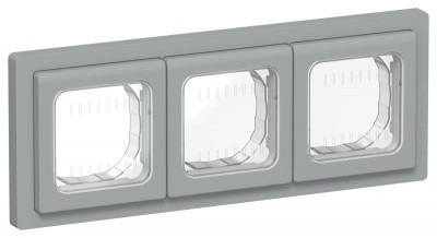 Рамка 3-м СП FLITE Рпро-3-55-ФлС IP55 сер. IEK FI-M30-32-55-K03