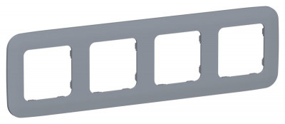 Рамка 4-м СП FLITE РУ-4-А-ФлМ маренго IEK FI-M42-31-20-K35