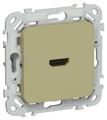 Розетка HDMI СП FLITE РШДМА-ФлО механизм олив. IEK FI-H10-K26