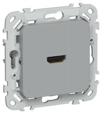 Розетка HDMI СП FLITE РШДМА-ФлС механизм сер. IEK FI-H10-K03