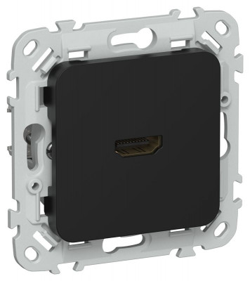 Розетка HDMI СП FLITE РШДМА-ФлЧ механизм черн. IEK FI-H10-K02