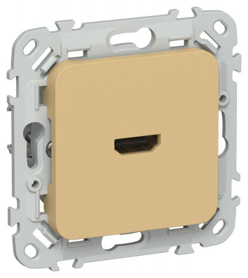 Розетка HDMI СП FLITE РШДМА-ФлШм механизм шамуа IEK FI-H10-K89