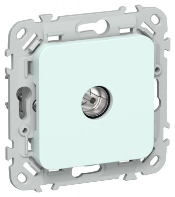 Розетка телевизионная оконечная СП FLITE РТВм-1-1-1-ФлХЛ тип M экранир. механизм холод. лед IEK FI-A13-O-K94