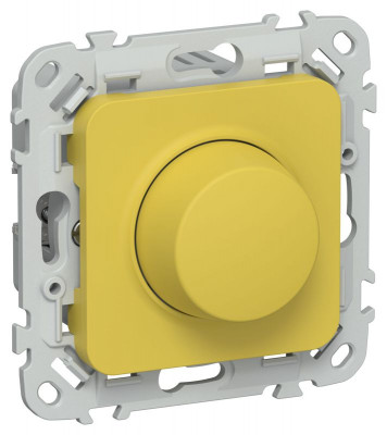 Светорегулятор проходной СП FLITE СС26-5-12-ФлЖК TRIAC 550Вт механизм желт. карри IEK FI-D23-0550-P-K44