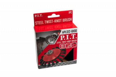 Кордщетка коническая 100х0.5мм стальная крученая проволока резьба M14 P.I.T. APLS12-Q100