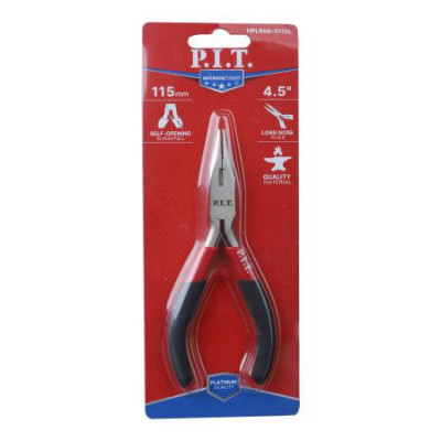Длинногубцы мини прямые ADVANCE 115мм пружина сталь CR-V 63HRC P.I.T. HPLR06-0115L
