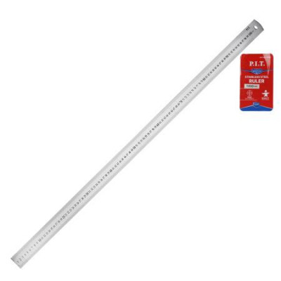 Линейка ADVANCE 1000мм метрическая двойн. шкала в мм нерж. сталь P.I.T. HSTR01-1000