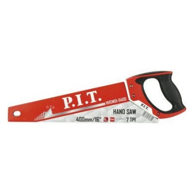 Ножовка по дереву 400мм 7 TPI двухгранная заточка сталь 65Mn P.I.T. HHSW01-0400