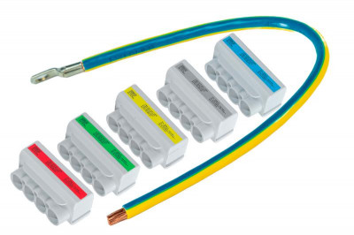 Комплект клеммников КПО-50.5.4 IP23/33 (5хAl 4х10-50/Cu 4х1.5-35+Cu 3х1.5-2.5) ГринЭнерго ge-kpo-50-5-4