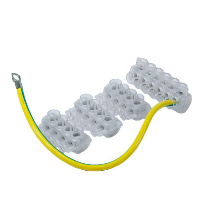 Комплект клеммников НК-50-С (SV-50-S: 3х KE10.504+1х KE10.506 в комлекте с силикон. крышками для 3х KE10.504) ГринЭнерго ge-sv50-s