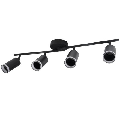 Светильник PCL-0204 4xGU10 IP20 230В BL настен./потолочн. декор. под лампу JazzWay 5066502