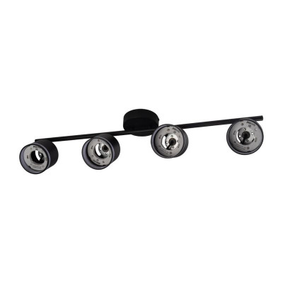 Светильник PCL-0704 max 20Вт (каждая лампа) 4xGX53 IP20 230В BL настен./потолочн. декор. под лампу JazzWay 5066885