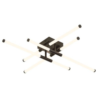 Светильник светодиодный Модерн Fliss CLL-1 72W 3K-6K RC BK 72Вт 3000-6000К с ДУ черн. Эра Б0069744