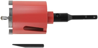 Коронка кольцевая по бетону алмазная безударная 72мм в сборе КУРС 33476