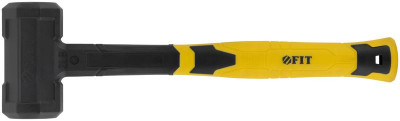 Кувалда безынерционная. фиберглассовая ручка с прорезиненным покрытием 53мм 1кг FIT 45285