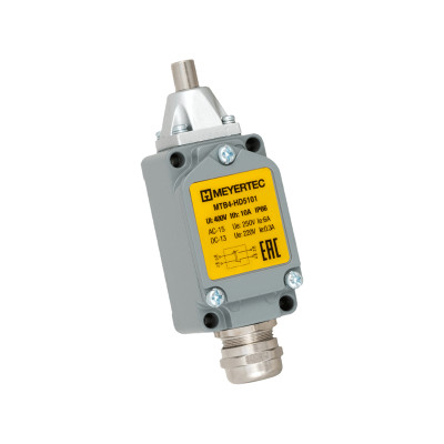 Выключатель концевой MTB4-HD5101 IP66 плунжер нажимной стальной ОВЕН 150798