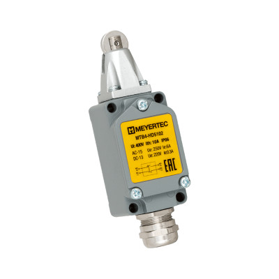 Выключатель концевой MTB4-HD5102 IP66 ролик горизонт. нажимной стальной ОВЕН 150799