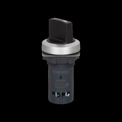 Переключатель MTB8-ED41 IP65 1НО на 2 полож. с возвратом короткая ручка пластик ОВЕН 151259