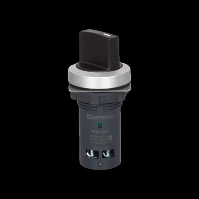 Переключатель MTB8-ED25 IP65 1НО+1НЗ на 2 полож. с фиксацией короткая ручка пластик ОВЕН 151256