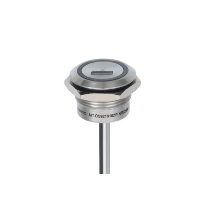 Переключатель оптический MT-OS921910ZPNR IP68 НО d19мм с фиксацией PNP 24В DC с подсветкой красн. ОВЕН 157404