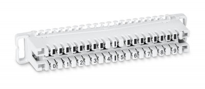 Плинт соединительный CM-10P на 10 пар маркировка 0-9 Cabeus 7016c