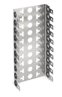 Рама (монтажный хомут) FW-100 глубиной 50мм для крепления 10-и плинтов типа Krone Cabeus 7241c