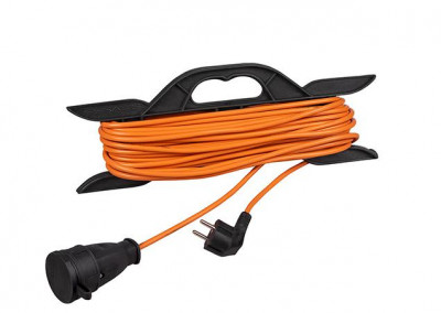 Удлинитель EC-F-3.5-G-20 ПВС 3500Вт на рамке 20м Cabeus 11799c