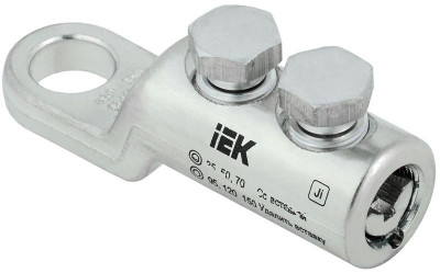 Наконечник болтовой луженый НБЛ 35-150-16/2 35кВ IEK UNB11-035-150-02-35-1