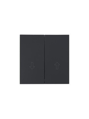 Выключатель для жалюзи 2-кл. 1п СП ZIMA 10А IP20 безвинтовой зажим/клемма механизм черн. бархат LEZARD 704-4288-110QC