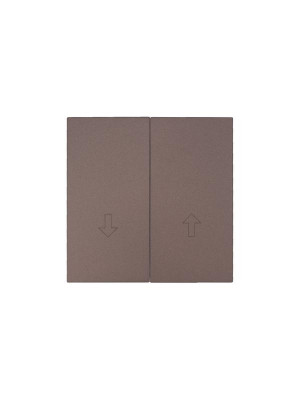 Выключатель для жалюзи 2-кл. 1п СП ZIMA 10А IP20 безвинтовой зажим/клемма механизм шоколад. LEZARD 704-7388-110QC