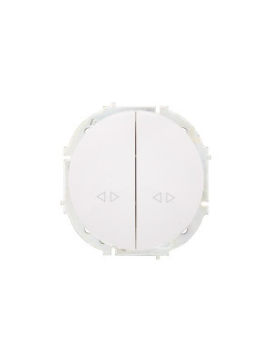 Выключатель промежуточный 2-кл.СП OSEN 10А IP20 механизм бел. LEZARD 743-0288-107TW