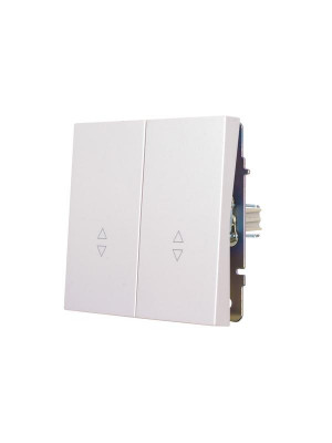 Переключатель проходной 2-кл. 1п СП ZIMA 10А IP20 безвинтовой зажим/клемма механизм бел. искра матов. LEZARD 704-1488-106QC