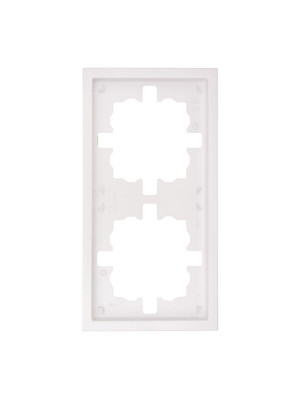 Рамка 2-м ZIMA универс. бел. искра матов. LEZARD 704-1400-147