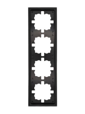 Рамка 4-м ZIMA универс. акрил. черн. матов. LEZARD 704-5980-149