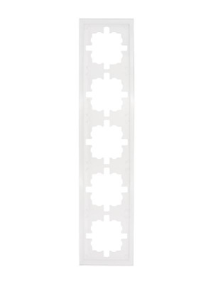 Рамка 5-м ZIMA универс. акрил. бел. LEZARD 704-5480-150