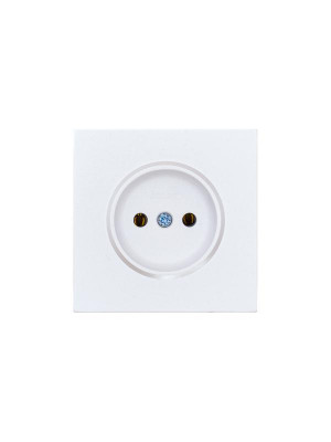 Розетка 1-м СП ZIMA 16А IP20 без заземл. ПБТ безвинтовой зажим/клемма механизм бел. искра матов. LEZARD 704-1488-121BQC