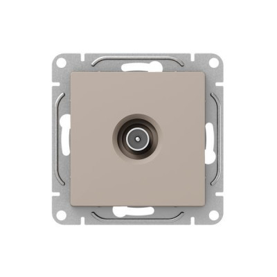 Розетка телевизионная проходная TV СП Эпика механизм крем. EKF UP1-SOI-TV-2