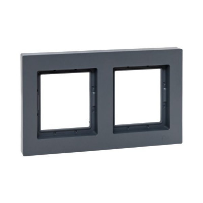 Рамка 2-м Эпика IP44 пластик графит EKF UP1-FPG-02-44