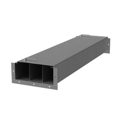 Короб кабельный блочный плоский трехканальный 500х200 L1000 сталь 1.5мм ККБ-3ПО-0.2/0.5-1 HD КМ LO63934