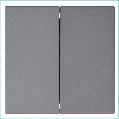 Выключатель 2-кл. СП FD 10А IP20 с накладкой механизм никель Jasmart FD3023NI