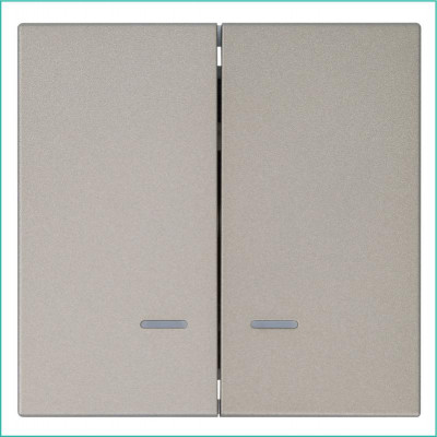 Выключатель 2-кл. СП FD 10А IP20 с подсветкой с накладкой механизм бронза Jasmart FD3023NBR