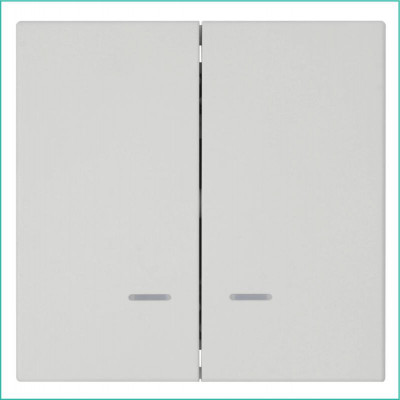 Выключатель 2-кл. СП FD 10А IP20 с подсветкой с накладкой механизм тауп матов. soft touch Jasmart FD3023NPTM